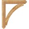 Ekena Millwork Thorton Arts & Crafts Rough Sawn Bracket, Western Red Cedar, 6"W x 42"D x 48"H BKT06X42X48THR03RWR - alternate 2